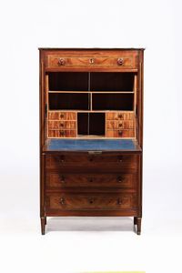 Secretaire lastronato, XIX secolo  - Asta Antiquariato Luglio - Associazione Nazionale - Case d'Asta italiane