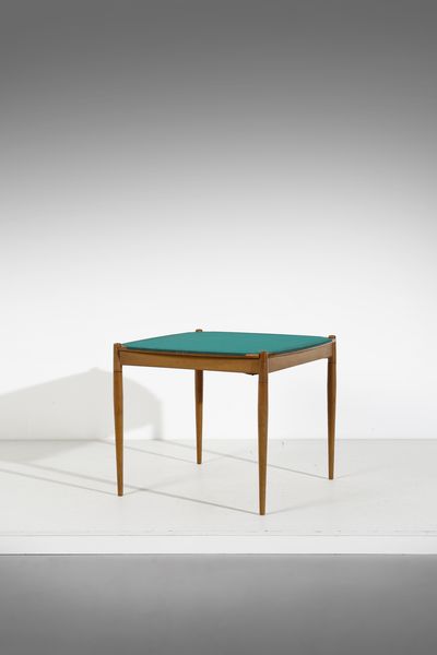 PONTI GIO (1891 - 1979) : Tavolo da gioco Club per Fratelli Reguitti  - Asta Asta 417 | DESIGN E ARTI DECORATIVE DEL NOVECENTO Online - Associazione Nazionale - Case d'Asta italiane