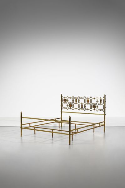 OSVALDO BORSANI e ARNALDO POMODORO : Letto  - Asta Asta 417 | DESIGN E ARTI DECORATIVE DEL NOVECENTO Online - Associazione Nazionale - Case d'Asta italiane