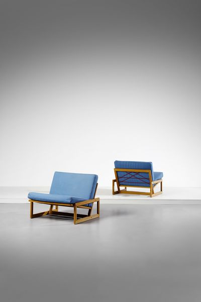 SCARPA AFRA (1937 -2011) & TOBIA (n. 1935) : Coppia di poltrone Carlotta per Figli di Amedeo Cassina  - Asta Asta 417 | DESIGN E ARTI DECORATIVE DEL NOVECENTO Online - Associazione Nazionale - Case d'Asta italiane