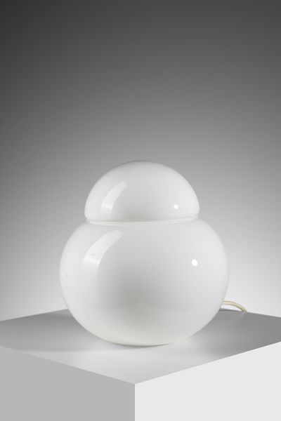 ASTI SERGIO (n. 1926) : Lampada da tavolo Daruma per Candle  - Asta Asta 417 | DESIGN E ARTI DECORATIVE DEL NOVECENTO Online - Associazione Nazionale - Case d'Asta italiane