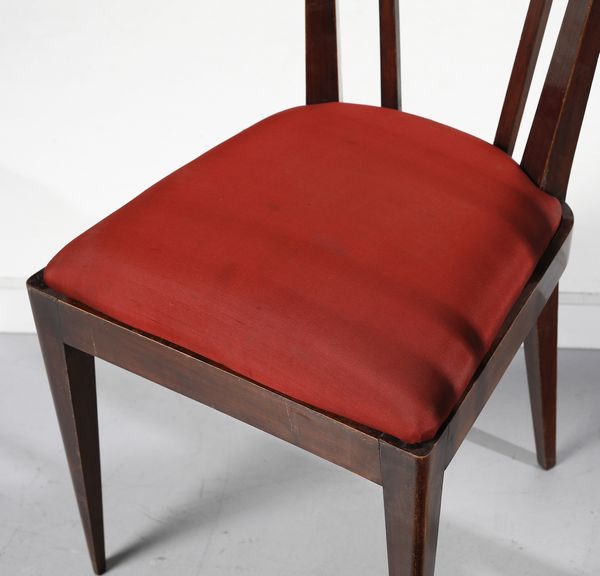 GIO PONTI & EMILIO LANCIA : attribuito. Sei sedie  - Asta Asta 417 | DESIGN E ARTI DECORATIVE DEL NOVECENTO Online - Associazione Nazionale - Case d'Asta italiane