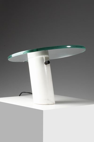 CASTIGLIONI ACHILLE (1918 -2002) & PIERGIACOMO (1913 - 1968) : Lampada da tavolo Snoopy per Flos  - Asta Asta 417 | DESIGN E ARTI DECORATIVE DEL NOVECENTO Online - Associazione Nazionale - Case d'Asta italiane