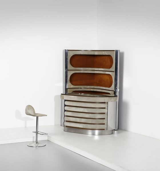 RIZZO WILLY (1928 - 2013) : Mobile bar  - Asta Asta 417 | DESIGN E ARTI DECORATIVE DEL NOVECENTO Online - Associazione Nazionale - Case d'Asta italiane