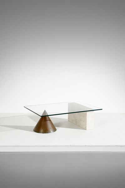 VIGNELLI LELLA E MASSIMO : Coffee table Kono per Casigliani  - Asta Asta 417 | DESIGN E ARTI DECORATIVE DEL NOVECENTO Online - Associazione Nazionale - Case d'Asta italiane