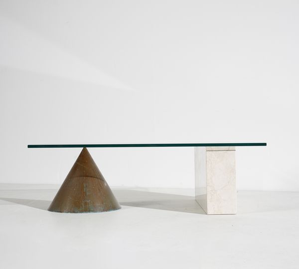 VIGNELLI LELLA E MASSIMO : Coffee table Kono per Casigliani  - Asta Asta 417 | DESIGN E ARTI DECORATIVE DEL NOVECENTO Online - Associazione Nazionale - Case d'Asta italiane