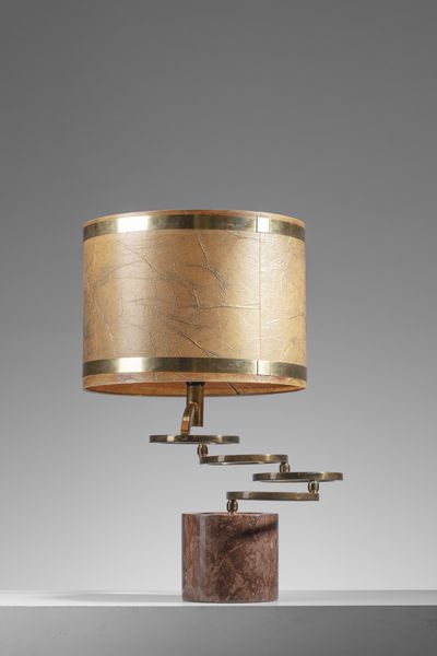 RIZZO WILLY (1928 - 2013) : Lampada da tavolo  - Asta Asta 417 | DESIGN E ARTI DECORATIVE DEL NOVECENTO Online - Associazione Nazionale - Case d'Asta italiane