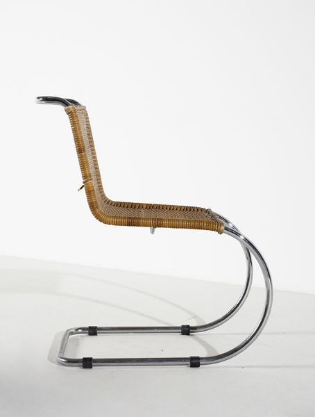 MIES VAN DER ROHE LUDWIG (1886 - 1969) : Coppia di sedie MR10  - Asta Asta 417 | DESIGN E ARTI DECORATIVE DEL NOVECENTO Online - Associazione Nazionale - Case d'Asta italiane