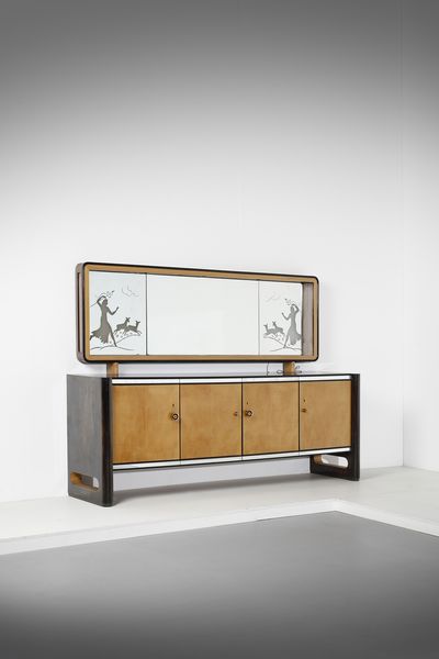 BORSANI OSVALDO (1911 - 1985) : Credenza  - Asta Asta 417 | DESIGN E ARTI DECORATIVE DEL NOVECENTO Online - Associazione Nazionale - Case d'Asta italiane