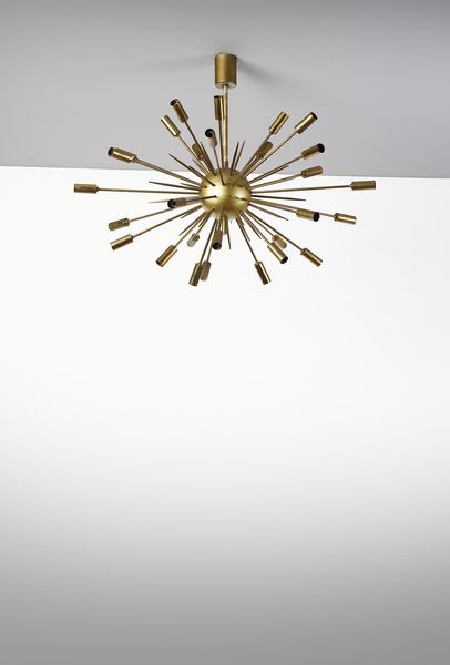 STILNOVO : Lampada a sospensione Sputnik  - Asta Asta 417 | DESIGN E ARTI DECORATIVE DEL NOVECENTO Online - Associazione Nazionale - Case d'Asta italiane