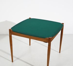 PONTI GIO (1891 - 1979) : Tavolo da gioco Club per Fratelli Reguitti  - Asta Asta 417 | DESIGN E ARTI DECORATIVE DEL NOVECENTO Online - Associazione Nazionale - Case d'Asta italiane