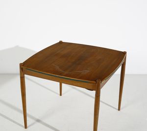 PONTI GIO (1891 - 1979) : Tavolo da gioco Club per Fratelli Reguitti  - Asta Asta 417 | DESIGN E ARTI DECORATIVE DEL NOVECENTO Online - Associazione Nazionale - Case d'Asta italiane