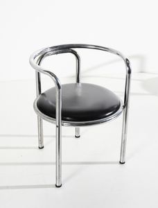 AULENTI GAE (1927 - 2012) : Sei sedie Locus Solus per Poltronova  - Asta Asta 417 | DESIGN E ARTI DECORATIVE DEL NOVECENTO Online - Associazione Nazionale - Case d'Asta italiane