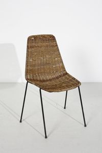 LEGLER GIAN FRANCO  (n. 1922) : Quattro sedie Basket per Bonacina  - Asta Asta 417 | DESIGN E ARTI DECORATIVE DEL NOVECENTO Online - Associazione Nazionale - Case d'Asta italiane