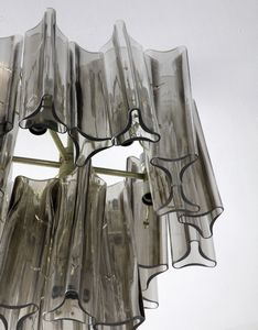 MANIFATTURA MURANESE : Lampada a sospensione  - Asta Asta 417 | DESIGN E ARTI DECORATIVE DEL NOVECENTO Online - Associazione Nazionale - Case d'Asta italiane