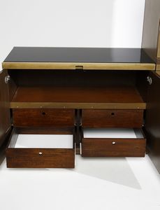 MANGIAROTTI ANGELO (1921 - 2012) : Credenza modulare 4D per Molteni  - Asta Asta 417 | DESIGN E ARTI DECORATIVE DEL NOVECENTO Online - Associazione Nazionale - Case d'Asta italiane