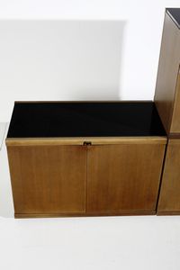 MANGIAROTTI ANGELO (1921 - 2012) : Credenza modulare 4D per Molteni  - Asta Asta 417 | DESIGN E ARTI DECORATIVE DEL NOVECENTO Online - Associazione Nazionale - Case d'Asta italiane