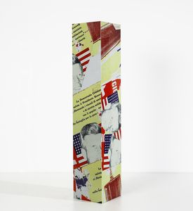 MIMMO ROTELLA & MARCO FERRERI : Libreria della serie Decollage per Zerodisegno  - Asta Asta 417 | DESIGN E ARTI DECORATIVE DEL NOVECENTO Online - Associazione Nazionale - Case d'Asta italiane