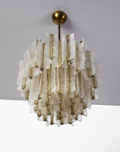 ZUCCHERI TONI (1937 - 2008) : Lampada a sospensione per Venini  - Asta Asta 417 | DESIGN E ARTI DECORATIVE DEL NOVECENTO Online - Associazione Nazionale - Case d'Asta italiane