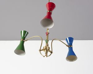 MANIFATTURA ITALIANA : Lampada a sospensione  - Asta Asta 417 | DESIGN E ARTI DECORATIVE DEL NOVECENTO Online - Associazione Nazionale - Case d'Asta italiane