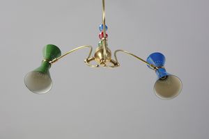 MANIFATTURA ITALIANA : Lampada a sospensione  - Asta Asta 417 | DESIGN E ARTI DECORATIVE DEL NOVECENTO Online - Associazione Nazionale - Case d'Asta italiane