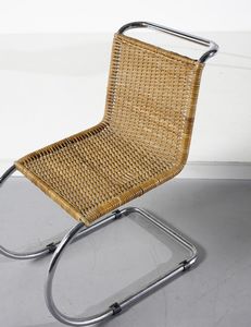 MIES VAN DER ROHE LUDWIG (1886 - 1969) : Coppia di sedie MR10  - Asta Asta 417 | DESIGN E ARTI DECORATIVE DEL NOVECENTO Online - Associazione Nazionale - Case d'Asta italiane