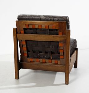 DE CARLI CARLO (1910 - 1999) : nello stile di. Coppia di poltrone  - Asta Asta 417 | DESIGN E ARTI DECORATIVE DEL NOVECENTO Online - Associazione Nazionale - Case d'Asta italiane