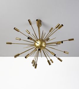 STILNOVO : Lampada a sospensione Sputnik  - Asta Asta 417 | DESIGN E ARTI DECORATIVE DEL NOVECENTO Online - Associazione Nazionale - Case d'Asta italiane