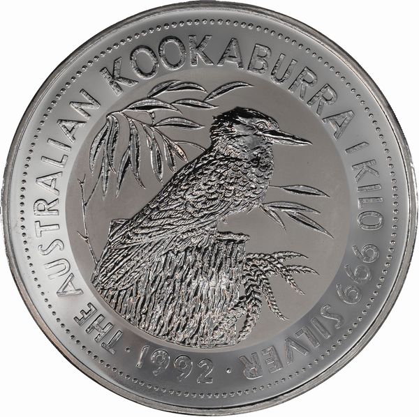 Australia, ELIZABETH II, 1952-2022 : 30 Dollari The Australian Kookaburra  - Asta Numismatica - Associazione Nazionale - Case d'Asta italiane