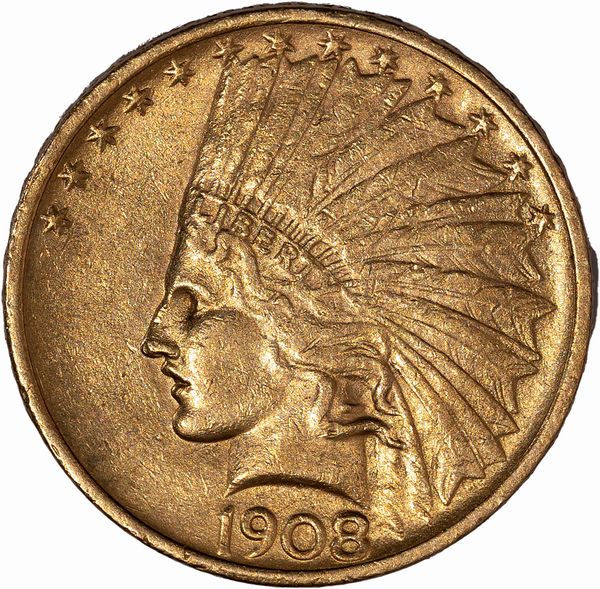 Stati Uniti d'America : 10 Dollari Indian Head  - Asta Numismatica - Associazione Nazionale - Case d'Asta italiane
