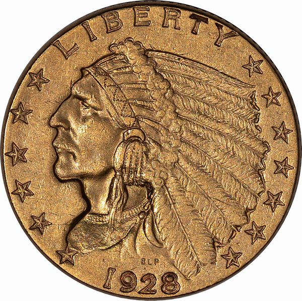 Stati Uniti d'America : 2 e 1/2 dollari Indian Head  - Asta Numismatica - Associazione Nazionale - Case d'Asta italiane