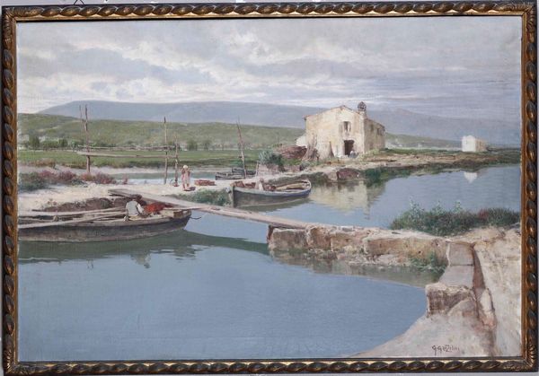 Giuseppe Garzolini (1850-1938) Paesaggio veneto  - Asta Dipinti del XIX-XX secolo - Associazione Nazionale - Case d'Asta italiane