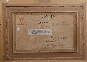 Alexander von Sukow : Santa Margherita da Villa Pagana  - Asta Dipinti del XIX-XX secolo - Associazione Nazionale - Case d'Asta italiane