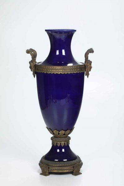 Vaso <BR>Francia, XIX-XX secolo  - Asta Ceramiche - Associazione Nazionale - Case d'Asta italiane