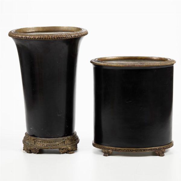 Due vasi, XX secolo  - Asta Ceramiche - Associazione Nazionale - Case d'Asta italiane