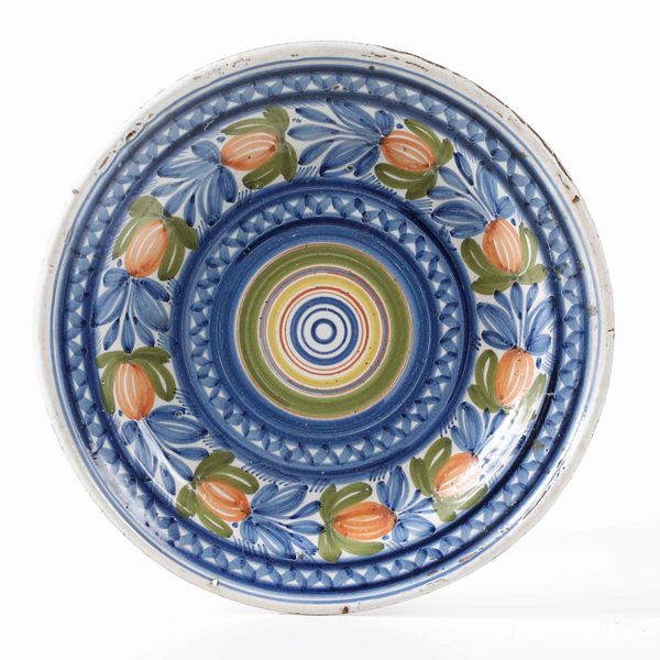Piatto popolare, XIX secolo  - Asta Ceramiche - Associazione Nazionale - Case d'Asta italiane