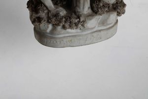 Coppia di figurine.<BR>Probabilmente veneto, fine XVIII inizio XX secolo  - Asta Ceramiche - Associazione Nazionale - Case d'Asta italiane