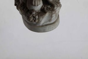 Coppia di figurine.<BR>Probabilmente veneto, fine XVIII inizio XX secolo  - Asta Ceramiche - Associazione Nazionale - Case d'Asta italiane