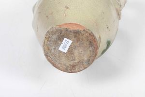 Vaso biansato<BR>Probabilmente Caltagirone XIX secolo  - Asta Ceramiche - Associazione Nazionale - Case d'Asta italiane