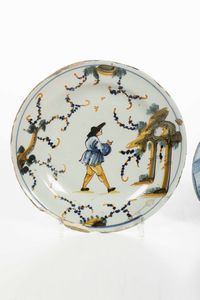 Piatto<BR>Savona, seconda met del XVIII secolo  - Asta Ceramiche - Associazione Nazionale - Case d'Asta italiane