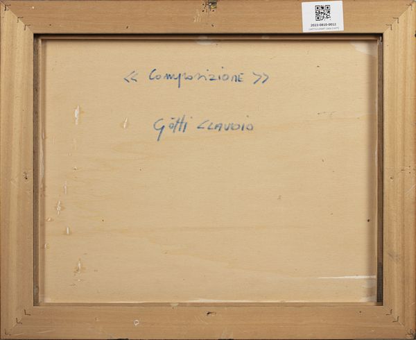 GOTTI  CLAUDIO (n. 1957) : Composizione.  - Asta Asta 418 | ARTE MODERNA E CONTEMPORANEA Online - Associazione Nazionale - Case d'Asta italiane