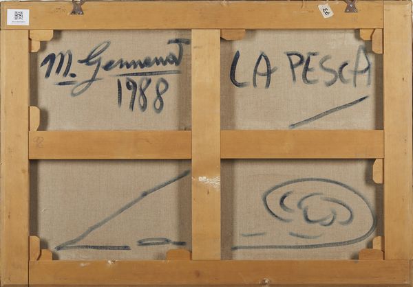 GERMANA' MIMMO (1944 - 1992) : La Pesca.  - Asta Asta 418 | ARTE MODERNA E CONTEMPORANEA Online - Associazione Nazionale - Case d'Asta italiane