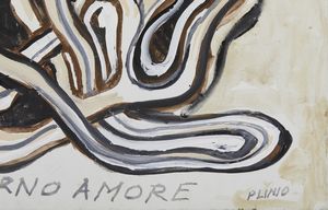 MESCIULAM PLINIO (n. 1926) : Eterno amore.  - Asta Asta 418 | ARTE MODERNA E CONTEMPORANEA Online - Associazione Nazionale - Case d'Asta italiane