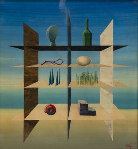 AUBRY MARIO  (1928 - 2008) - Riflessioni.