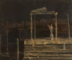 JORDAN VASILIJE (n. 1934) : Forum Romanum.  - Asta Asta 418 | ARTE MODERNA E CONTEMPORANEA Online - Associazione Nazionale - Case d'Asta italiane