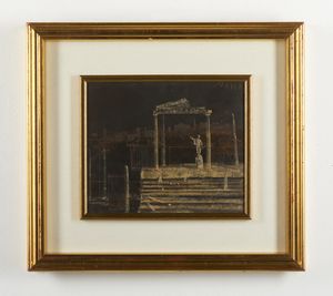 JORDAN VASILIJE (n. 1934) : Forum Romanum.  - Asta Asta 418 | ARTE MODERNA E CONTEMPORANEA Online - Associazione Nazionale - Case d'Asta italiane