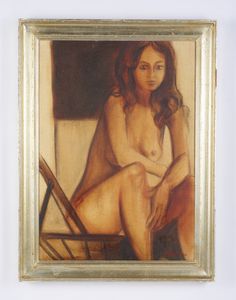 TROPEA SALVATORE  (n. 1943) : Figura femminile.  - Asta Asta 418 | ARTE MODERNA E CONTEMPORANEA Online - Associazione Nazionale - Case d'Asta italiane