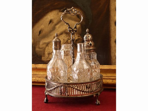 Cruet in argento  - Asta Due collezioni pisane - Associazione Nazionale - Case d'Asta italiane