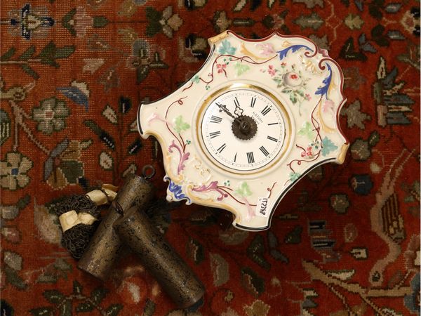 Orologio a pendolo da muro, G. B. Faller Ancona  - Asta Due collezioni pisane - Associazione Nazionale - Case d'Asta italiane