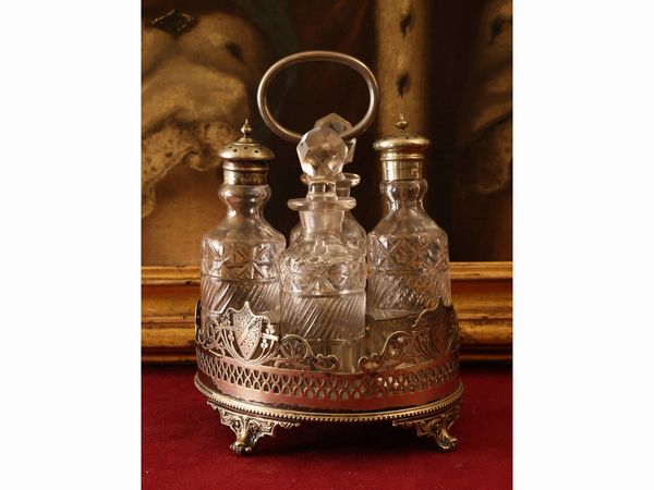 Cruet in metallo argentato  - Asta Due collezioni pisane - Associazione Nazionale - Case d'Asta italiane